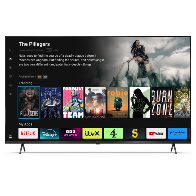 Sharp 4T-C55HM5245KB 4K UHD TV - Black | 55 to 64 inch LED 4K UHD Televisions | 55 to 64 inch LED Televisions | 55 to 64 inch Televisions | TVs | TV & Entertainment | Catalogue | Euronics Site