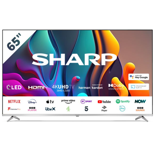 Sharp 4T-C65FP4KL2AB 65inch 4K Ultra HD Android Smart TV
