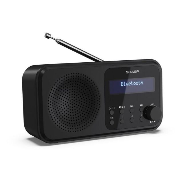 Sharp DR-P420 BK Wireless DAB Radio - Black