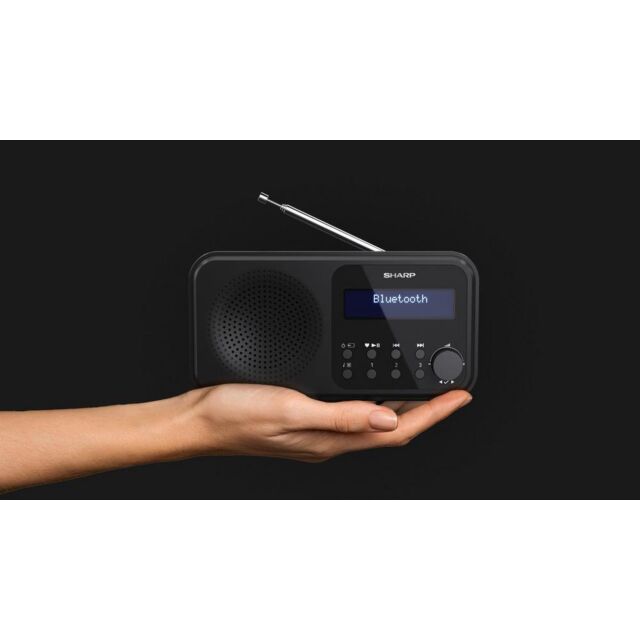 Sharp DR-P420 BK Wireless DAB Radio - Black