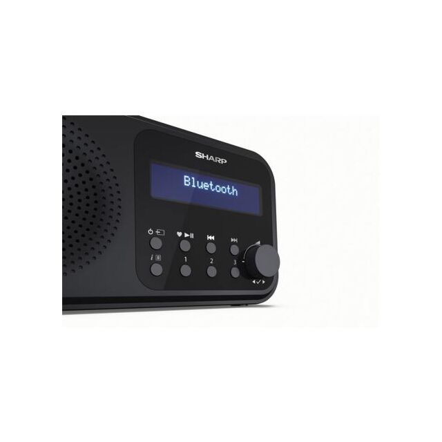 Sharp DR-P420 BK Wireless DAB Radio - Black