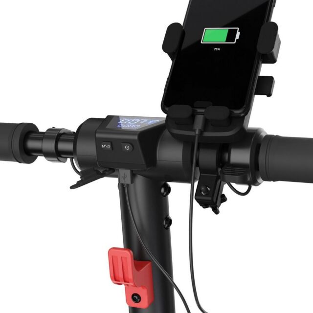Sharp EM-KS1AEU-B E-Scooter with built in display and app control - Black