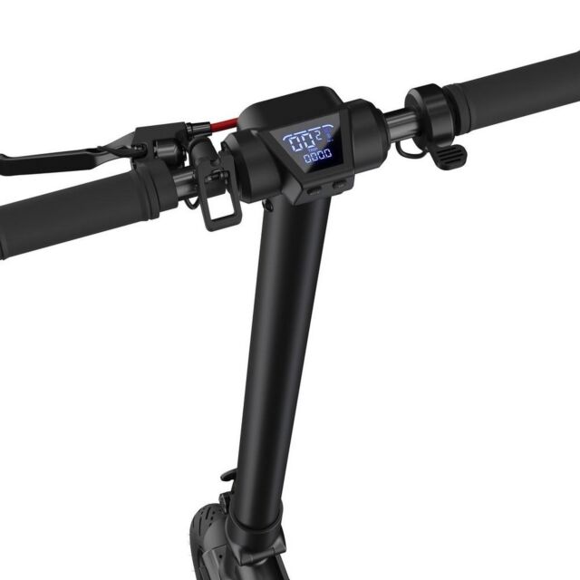 Sharp EM-KS2AEU-B E-Scooter with built in display and app control - Black