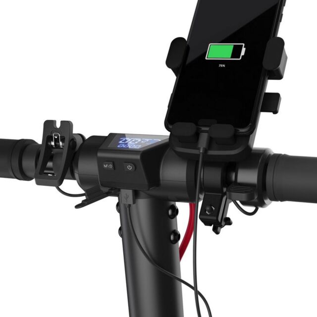 Sharp EM-KS2AEU-B E-Scooter with built in display and app control - Black