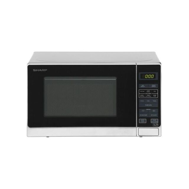 Sharp R272SLM Silver Compact Microwave 