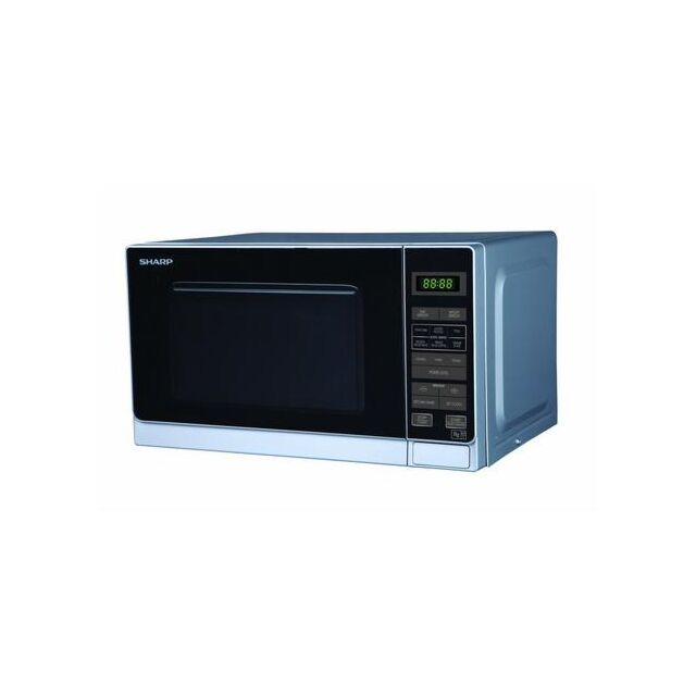 Sharp R272SLM Silver Compact Microwave 