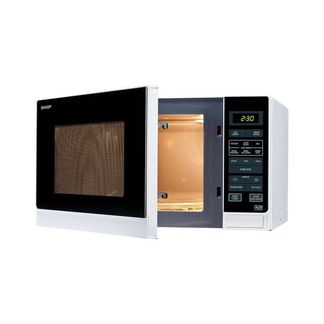 Sharp R372WM 25 Litre 900 Watt Microwave In White