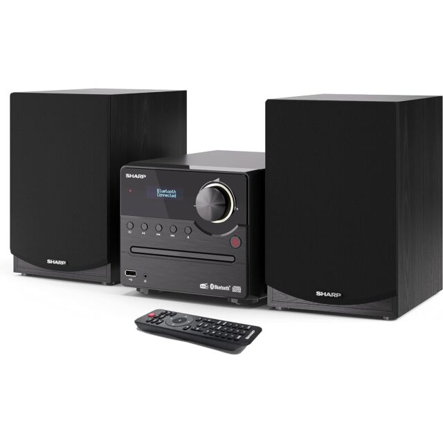 Sharp XL-B517D BK XL-B517D(BK) Wireless Hi-Fi Micro System - Black