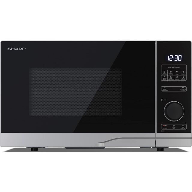 Sharp YC-PG254AU-S 25 Litres Grill Microwave Oven - Silver/Black