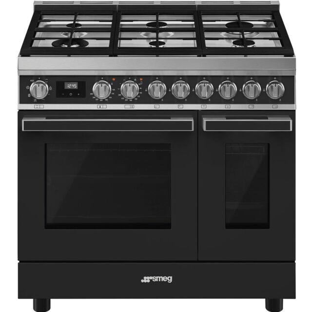 Smeg CPF92GMA 90Cm Portofino Dual Fuel Range Cooker