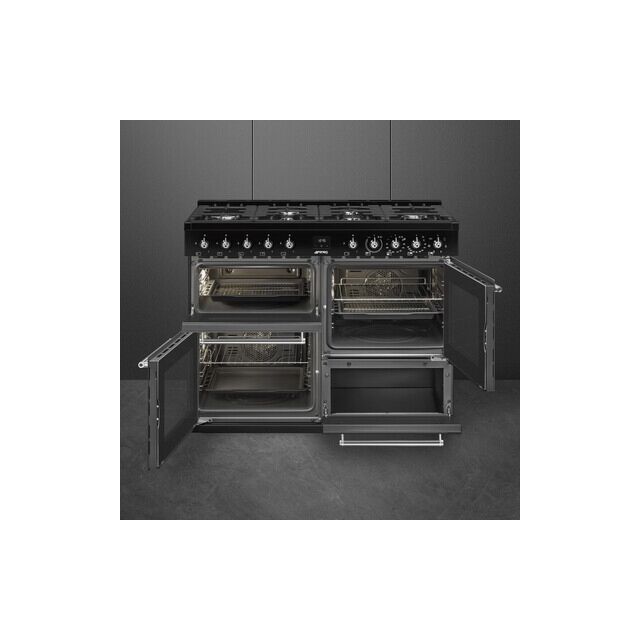Smeg CX113GMBL 110Cm Concert Dual Fuel Range Cooker
