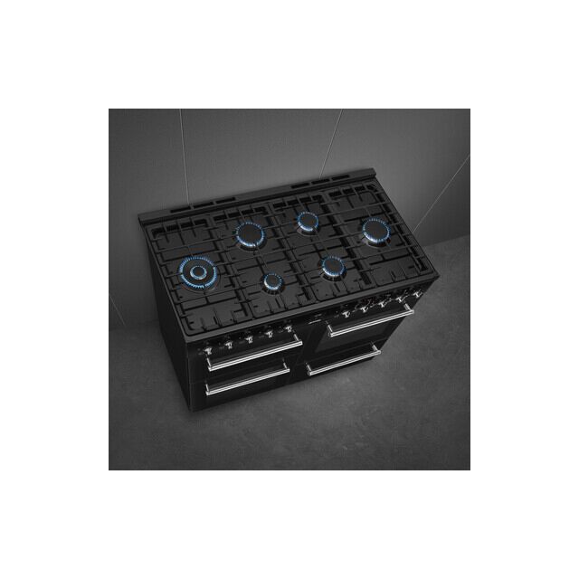Smeg CX113GMBL 110Cm Concert Dual Fuel Range Cooker