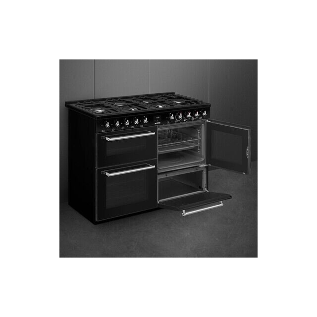 Smeg CX113GMBL 110Cm Concert Dual Fuel Range Cooker