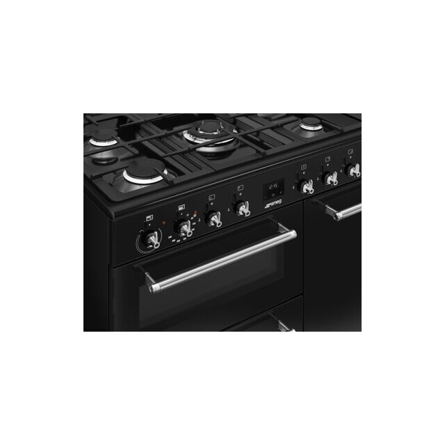 Smeg CX93GMBL 90Cm Concert Dual Fuel Range Cooker 