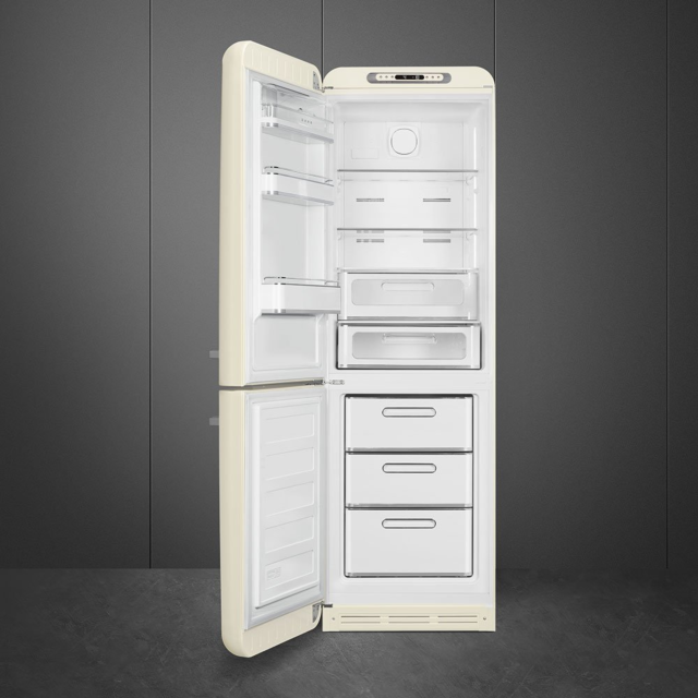 Smeg FAB32LCR5UK 60cm 60/40 Fridge Freezer - Cream