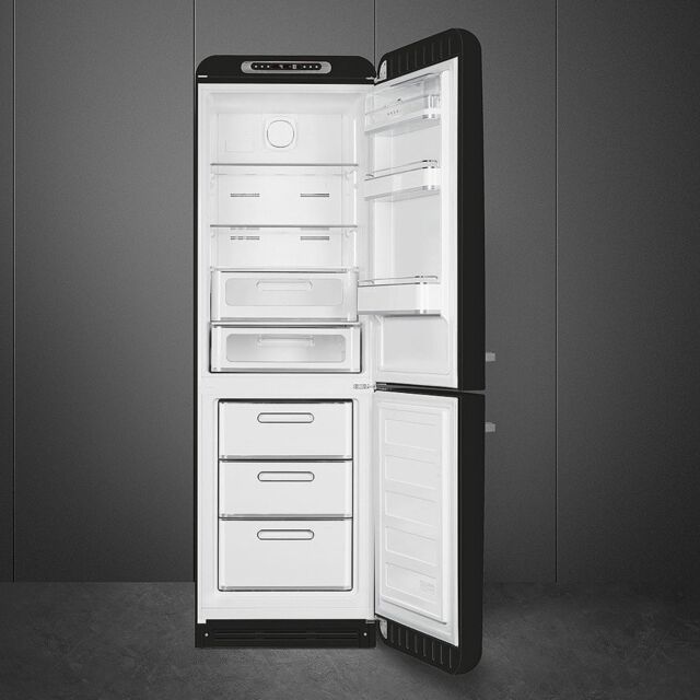 Smeg FAB32RBL5UK 60cm 60/40 Fridge Freezer - Black
