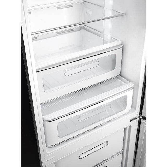 Smeg FAB32RBL5UK 60cm 60/40 Fridge Freezer - Black