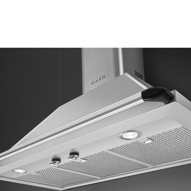 Smeg KTR90XE 90cm Victoria Chimney Hood Stainless Steel