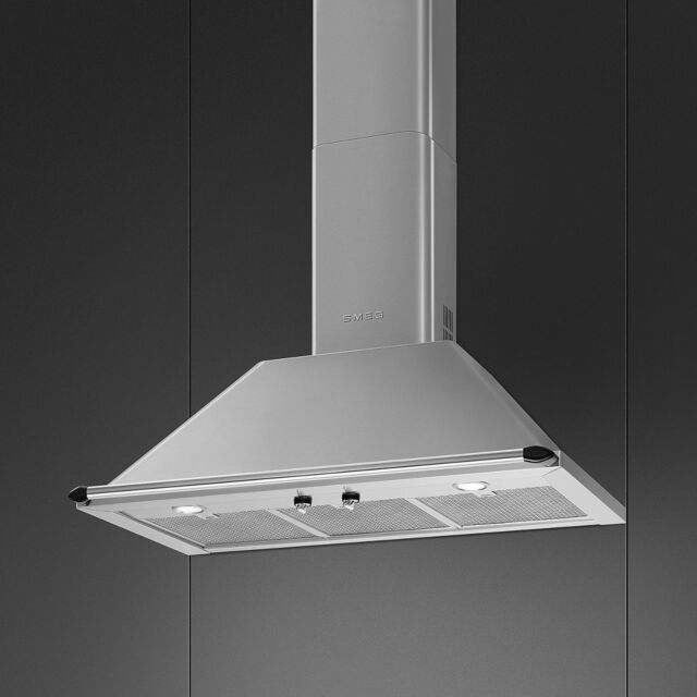 Smeg KTR90XE 90cm Victoria Chimney Hood Stainless Steel
