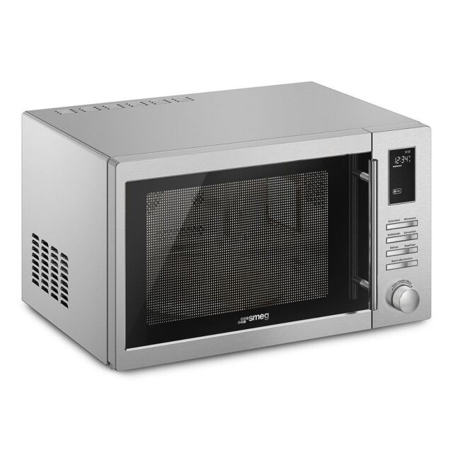 Smeg MOE34CXIUK 34 Litres Combination Microwave Oven - Stainless Steel