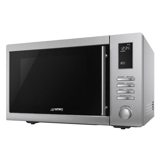 Smeg MOE34CXIUK 34 Litres Combination Microwave Oven - Stainless Steel