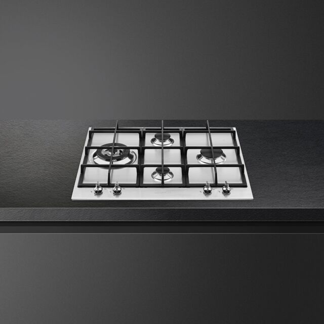 Smeg PX364L Classic 60Cm Gas Hob In Stainless Steel