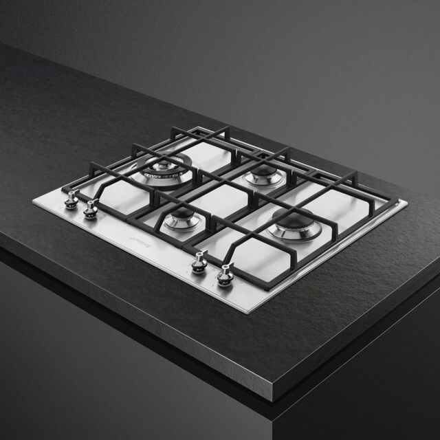 Smeg PX364L Classic 60Cm Gas Hob In Stainless Steel