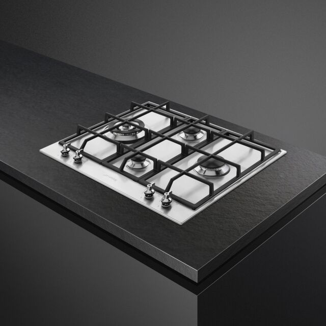 Smeg PX364L Classic 60Cm Gas Hob In Stainless Steel