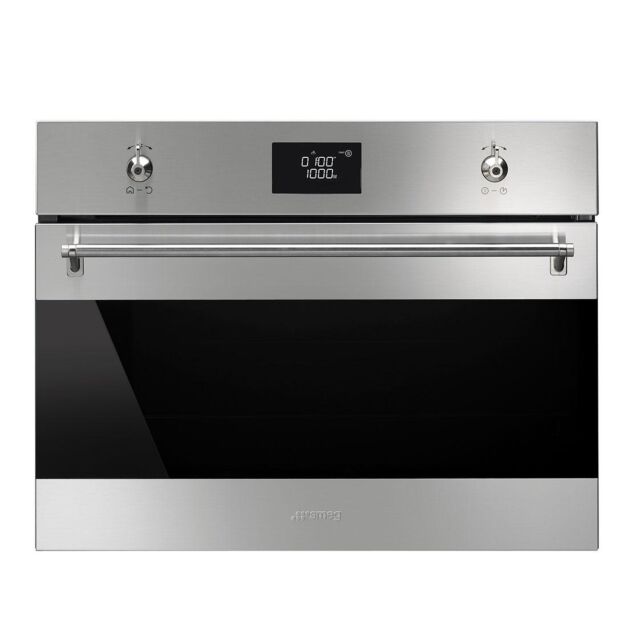 Smeg SF4390MCX 45Cm Classic Combi Microwave Oven