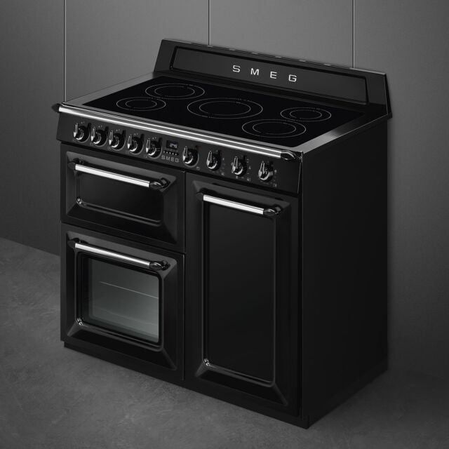Smeg TR103IBL2 100cm Victoria Electric Range Cooker Black