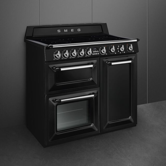 Smeg TR103IBL2 100cm Victoria Electric Range Cooker Black