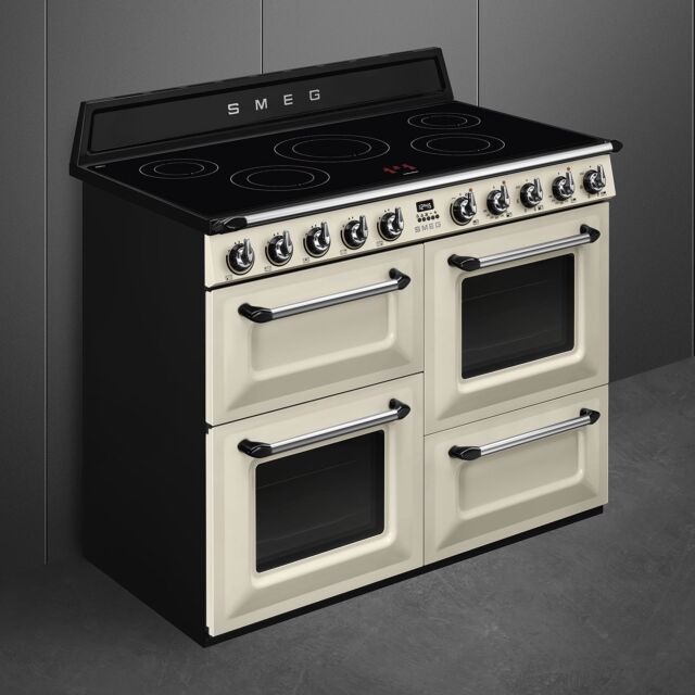 Smeg TR4110IP2 110cm Victoria Electric Range Cooker Cream