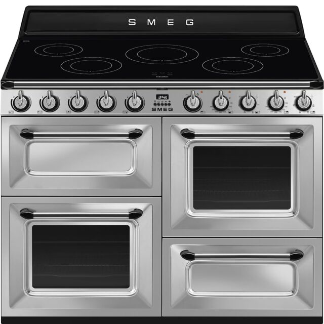 Smeg TR4110IX2 110Cm Victoria Stainless Steel Four Cavity Traditional Cooker
