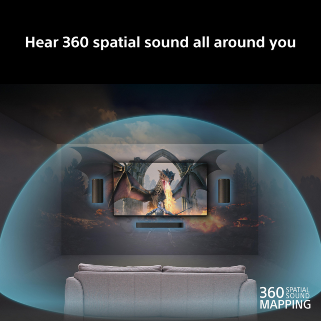 Sony BRAVIA 5.1 to 7.1ch Theatre Trio with Dolby Atmos