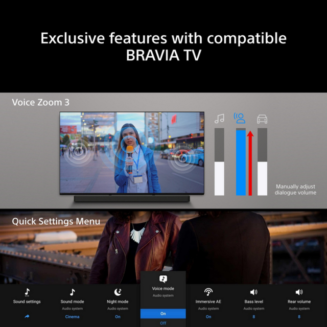 Sony BRAVIA Theatre Trio 5.1ch to 7.1ch Black Model