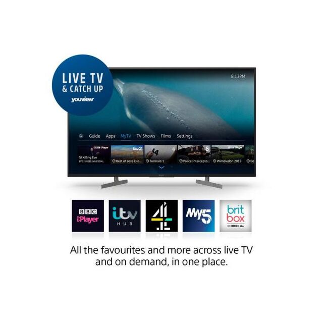 Sony KD49XH8196BU  49' 4K HDR LED Android TV