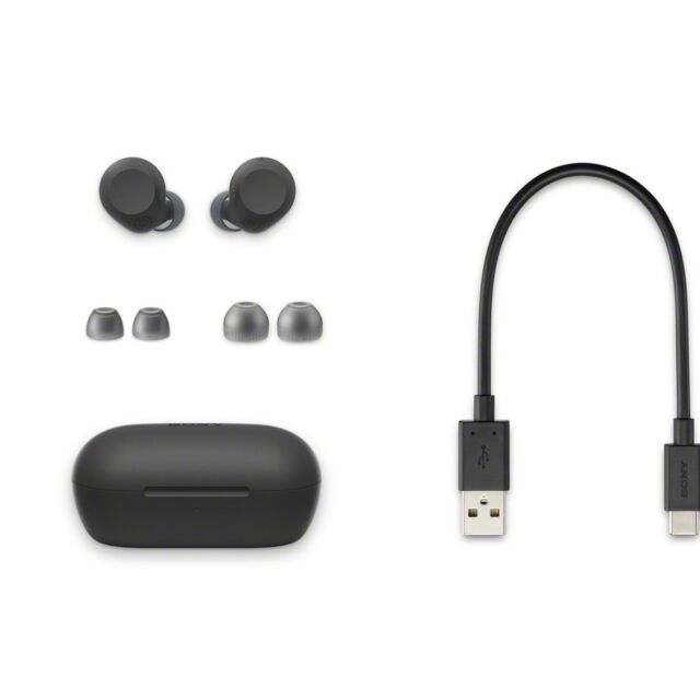 Sony WFC710NB.CE7 Wireless Noise Cancelling Bluetooth Earbuds - Black