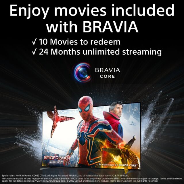Sony XR65A80LU 65inch4K OLED Google Smart TV