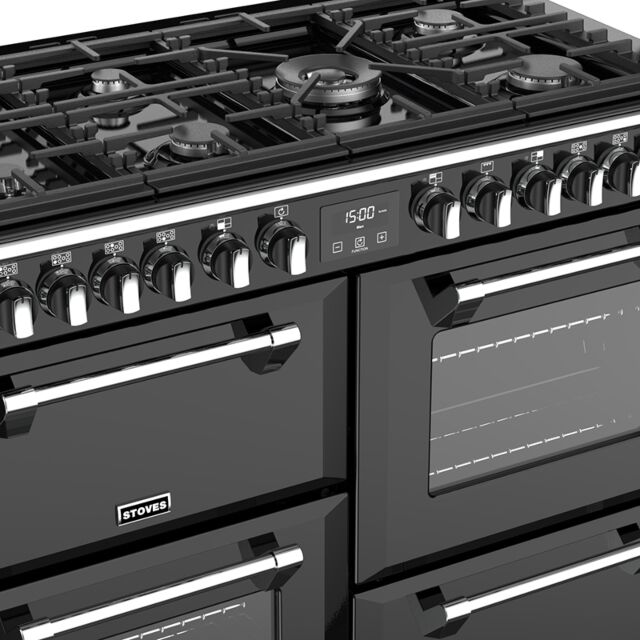 Stoves RICHDXS1100DFBLK Richmond Deluxe Range Cooker 444444917