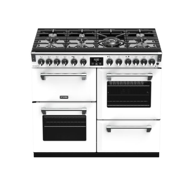 Stoves ST RICH DX S1000DF CB Iw Colour Boutique Richmond Range Cooker 
