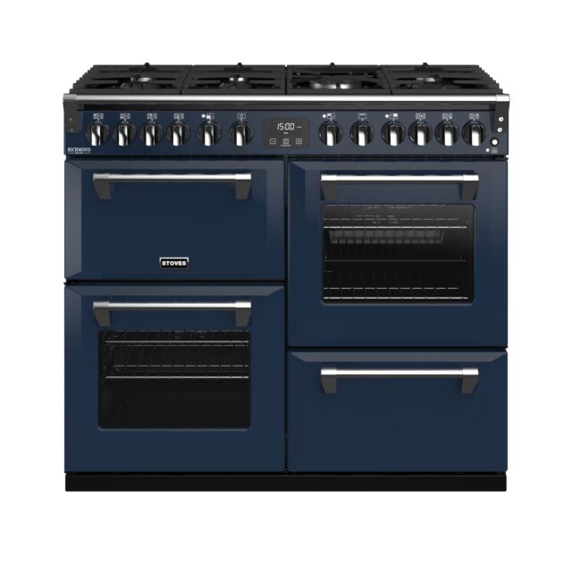 Stoves ST RICH DX S1000DF CB Mbl Colour Boutique Richmond Range Cooker 