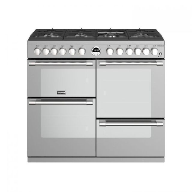 Stoves ST STER DX S1000DF SS Range Cooker Duel Fuel 100cm wide