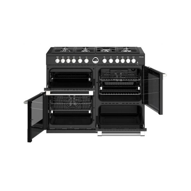 Stoves ST STER DX S1100DF BK Range Cooker Duel Fuel 110cm Wide