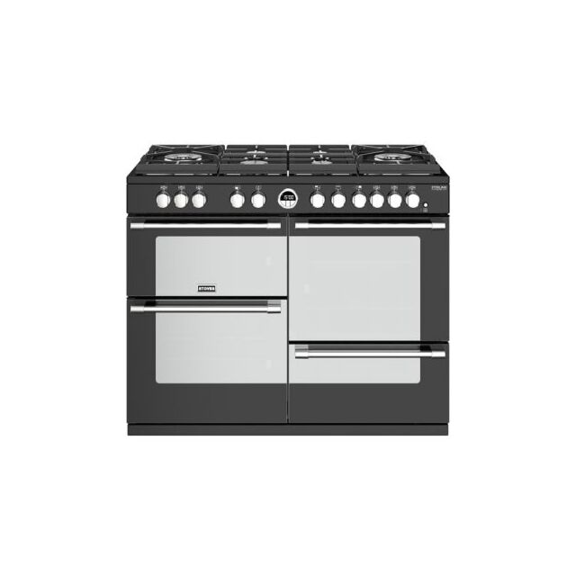 Stoves ST STER DX S1100DF GTG BK Range Cooker Duel Fuel 110cm Wide