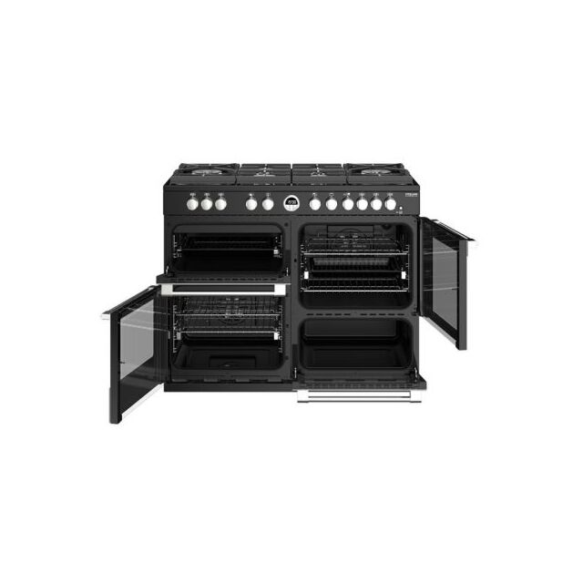 Stoves ST STER DX S1100DF GTG BK Range Cooker Duel Fuel 110cm Wide