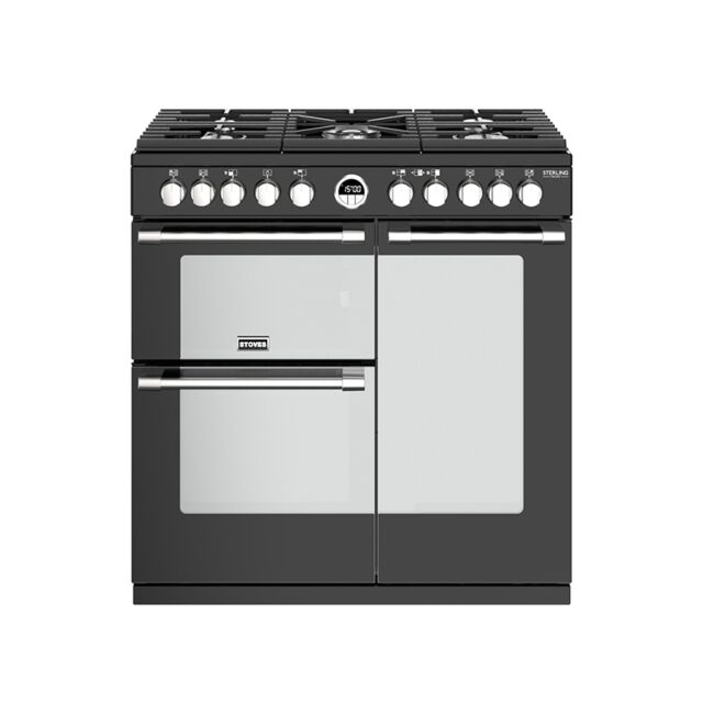Stoves ST STER DX S900DF BK Range Cooker Duel Fuel 90cm Wide