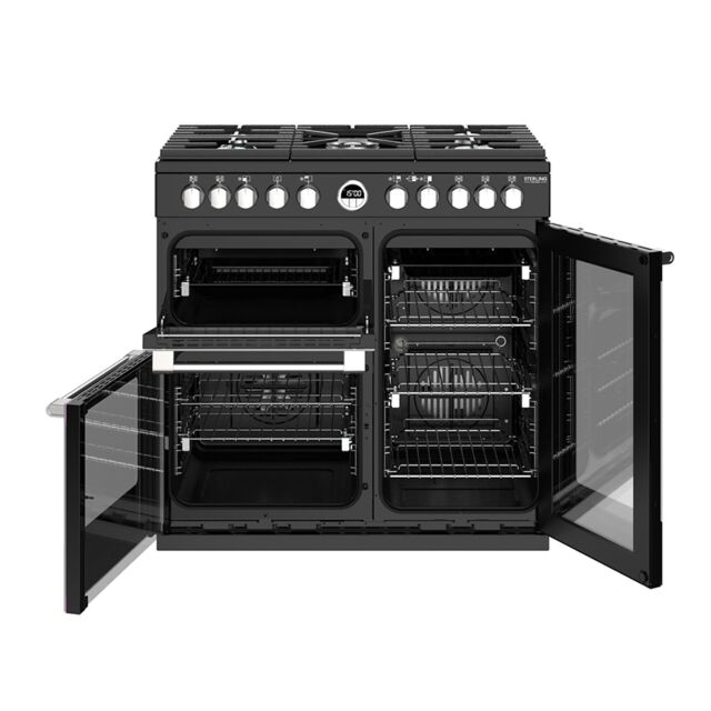 Stoves ST STER DX S900DF BK Range Cooker Duel Fuel 90cm Wide