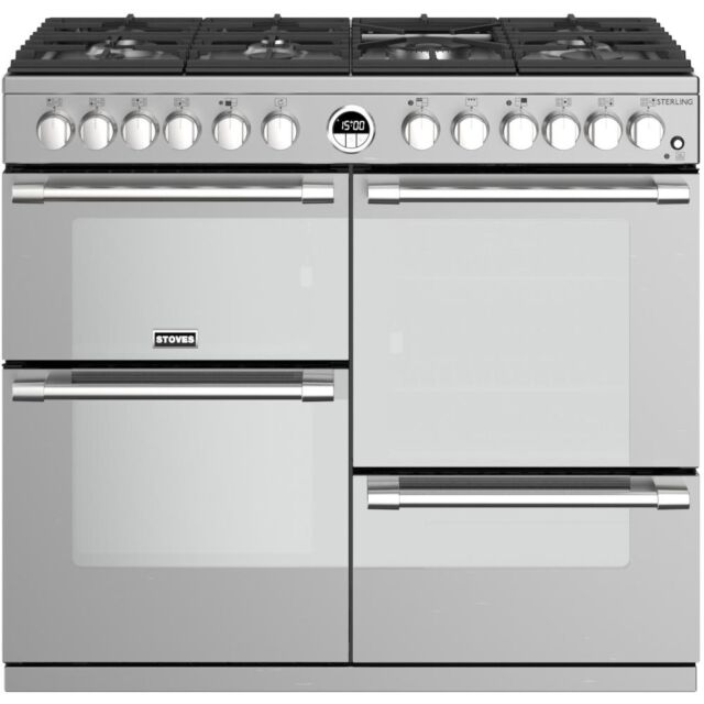 Stoves ST STER S1000DF SS Range Cooker Duel Fuel 100cm wide