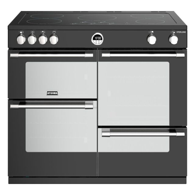 Stoves ST STER S1000Ei BK Range Cooker Induction 100cm Wide