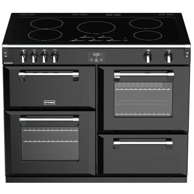 Stoves ST STER S1100EI BK Range Cooker Induction 110Cm Wide